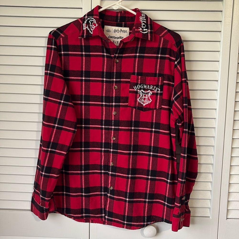 Cakeworthy Harry Potter Hogwarts Gryffindor Flannel Unisex Small